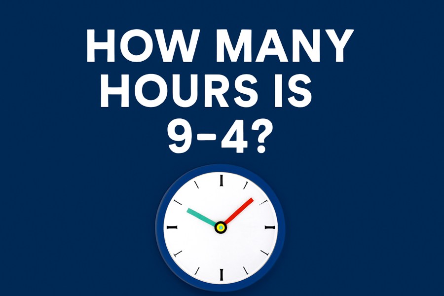 How Many Hours is 9-4